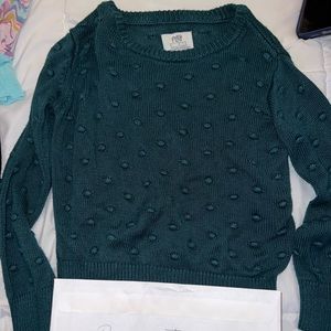 Little sleepies pom sweater